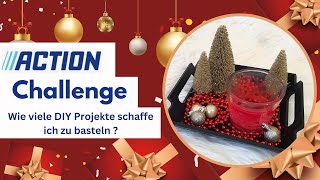 Action Challenge  Wie viele DIY Projekte schaffe ich zu basteln  Weihnachtsdeko Inspiration [upl. by Volney]