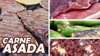 Una CARNE ASADA quotde Verdadquot  3 marinados  TOQUE Y SAZÓN [upl. by Dolora828]