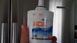 Installing HDX Water Filter For Samsung Fridge [upl. by Ahtanaram]