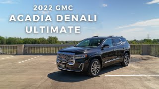 2022 GMC Acadia Denali Ultimate  Denali Model Overview [upl. by Arahset201]