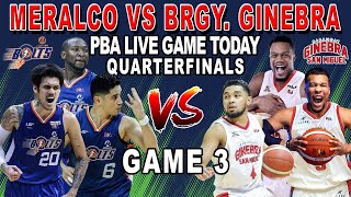 BRGY GINEBRA vs MERALCO Game 3 Quarterfinals  PBA Live Full Game Today  September 30 2024 2k24 [upl. by Brina]