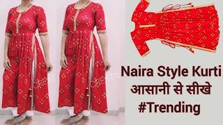 Naira Style Kurti आसानी से सिखे [upl. by Seen]