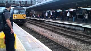 Greater Anglia 360102 arrives at Stratford for Liverpool Street [upl. by Kliment144]