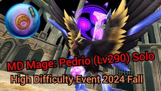 MD Mage Pedrio Lv290 Solo  Toram Online [upl. by Kenimod]