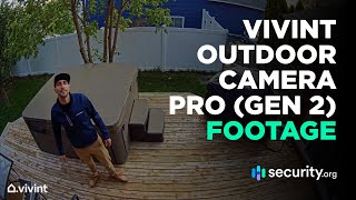 Vivint Outdoor Camera Pro Gen 2  Sample Recordings [upl. by Gingras324]