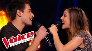 Bourvil – Cétait bien  Camille Lellouche VS Jérémy Charvet  The Voice France 2015  Battle [upl. by Rosabella530]