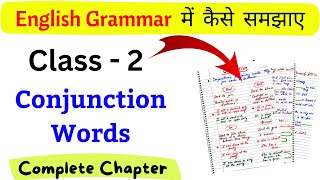 Class 2 Conjunctions । Class 2 English grammar Conjunction English Grammar Class 2 Class 2 English [upl. by Annaxor933]