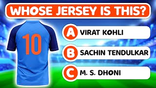 Guess the Indian Cricketers by their Jersey numbers  Cricket quiz challenge  Puzzlescapes [upl. by Crockett]