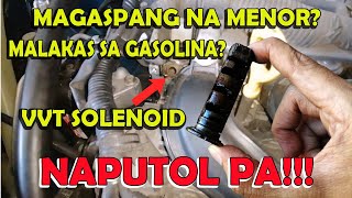 DIY Paano magpalit at magtanggal ng putol na VVT SOLENOID sa toyota vios  VVT SOLENOID broken [upl. by Janenna]