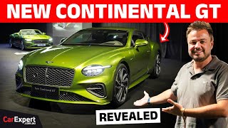 2025 Bentley Continental first look Plugin hybrid V8 with flatplane crank replaces W12 [upl. by Giannini]