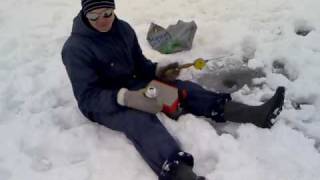 Finnish ice fishing in Promille pilkki [upl. by Mcgregor142]