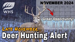 Late November Deer Hunting Alert [upl. by Brear542]