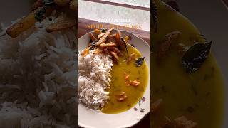 Aloo fry air dal chawal  Comfort food lunch [upl. by Brozak]