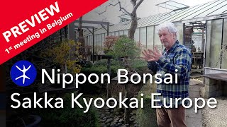 Update for the 1st Sakka Kyookia Belgium Bonsai meeting English subtitle [upl. by Byrne855]