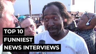 TOP 10 FUNNIEST NEWS INTERVIEWS [upl. by Clayberg614]