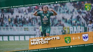 HIGHLIGHTS MATCH  PERSEBAYA 1  1 PSIS SEMARANG  OFFICIAL PERSEBAYA [upl. by Htidirem523]