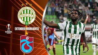 Ferencvárosi vs Trabzonspor Extended Highlights  UEL Group Stage MD 1  CBS Sports Golazo [upl. by Otsenre]