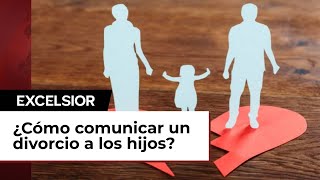 ¿Cómo afrontar una separación sin afectar a los hijos [upl. by Towney]