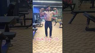 Bulk Day 16 🦍 bulking vloge minivlog fitness motivation transformation 75hardchallenge [upl. by Gnilyarg43]