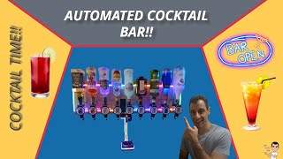 Homemade Automated Cocktail Bar using Arduino [upl. by Cathey654]