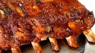 How to Season Pork Rib For Roating or Grilling  With Barbecue Sauce [upl. by Niahs]