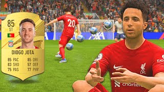 FIFA 23 JOTA REVIEW 85 DIOGO JOTA PLAYER REVIEW [upl. by Oralle622]