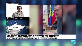 Alexeï Navalny  lopposant russe incarcéré jusquau 15 février [upl. by Dajma485]