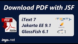 How to download PDF with itext7 and JSF without Maven [upl. by Klemens]