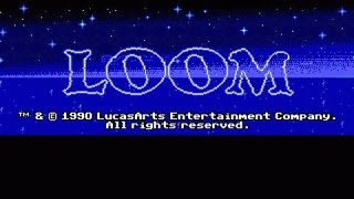 Loom gameplay PC Game 1990 [upl. by Ailegra]