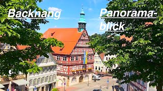 Backnang kleine Stadtführung Panoramablick [upl. by Culliton]