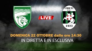 Avezzano  Chieti IN DIRETTA SU RETE8  Domenica 22 Ottobre dalle ore 1430 Promo Tv [upl. by Rol235]