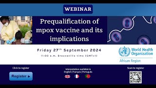 Prequalification of Mpox vaccine and its implications [upl. by Spieler862]