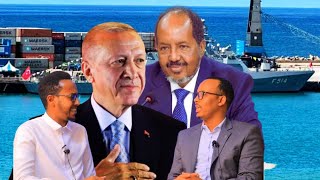 Dowladda Somalia iyo Turkiga oo hal markab warar kala duwan kasoo saaray [upl. by Persse]