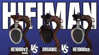 Hifiman FOMO HE1000v2 stealth vs Arya Organic vs HE1000se [upl. by Lindsay]