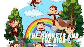 The Monkeys and the Bird  Moral Story for Kids moralstories panchatantrastories monkeystories [upl. by Cyprio]