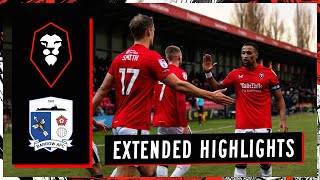 EXTENDED HIGHLIGHTS  Salford City 11 Barrow AFC [upl. by Fita792]