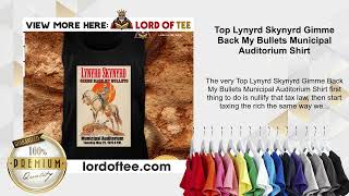 Top Lynyrd Skynyrd Gimme Back My Bullets Municipal Auditorium Shirt [upl. by Ardie227]