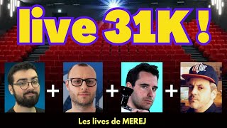 LIVE 31K  Feat Regelegorila David The FilmTalker amp Zoltan [upl. by Nillok]