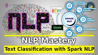 How to Classify a Text with Spark NLP  Test on TFIDF Bert and GloVe  Clarusway [upl. by Hunger]