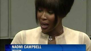 Naomi Campbell als Zeugin vor SierraLeoneSondertribunal [upl. by Kcolttam]