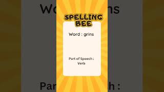 Spelling Bee Words for Kids  Fun and Easy Spelling Practice spellingbee wordoftheday phonicsfun [upl. by Adnawahs]