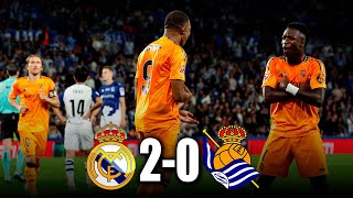 GOL DE MBAPPÉ REAL MADRID vs REAL SOCIEDAD 20  La Liga 2024 [upl. by Acessej18]