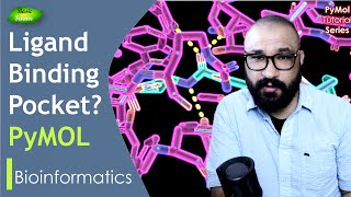 PyMOL ligandprotein interactions  PyMOL tutorial  Protein Data Bank  Basic Science Series [upl. by Ennaej]