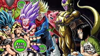 EZA FULL UNIVERSE 7 CATEGORY TEAM AUTOS EVERY DIFFICULT BOSS OF THE 9TH ANNIVERSARY  Dokkan Battle [upl. by Xila]