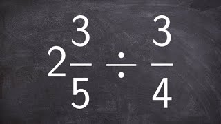 How to divide a mixed number by a fraction [upl. by Calbert]