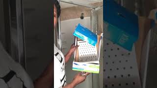 How to install a Oxygenics curve shower head part 1 [upl. by Tiffi227]