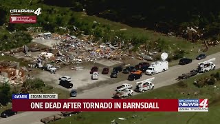 Barnsdall Bartlesville had heavy damage during deadly tornado [upl. by Hutson307]