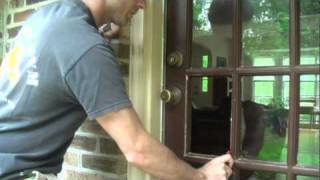 How to Replace Window Pane With Wood Moldingmpg [upl. by Abott]