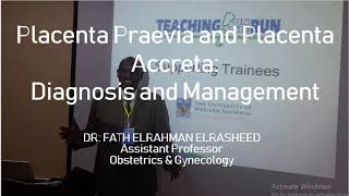 RCOG Guidelines Placenta Praevia and Placenta Accreta Diagnosis and Management [upl. by Fortin]