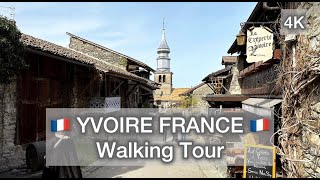 Visit Yvoire FRANCE 2024 in spring One of the Most Beatiful Villages in France Walking Tour [upl. by Thorrlow]